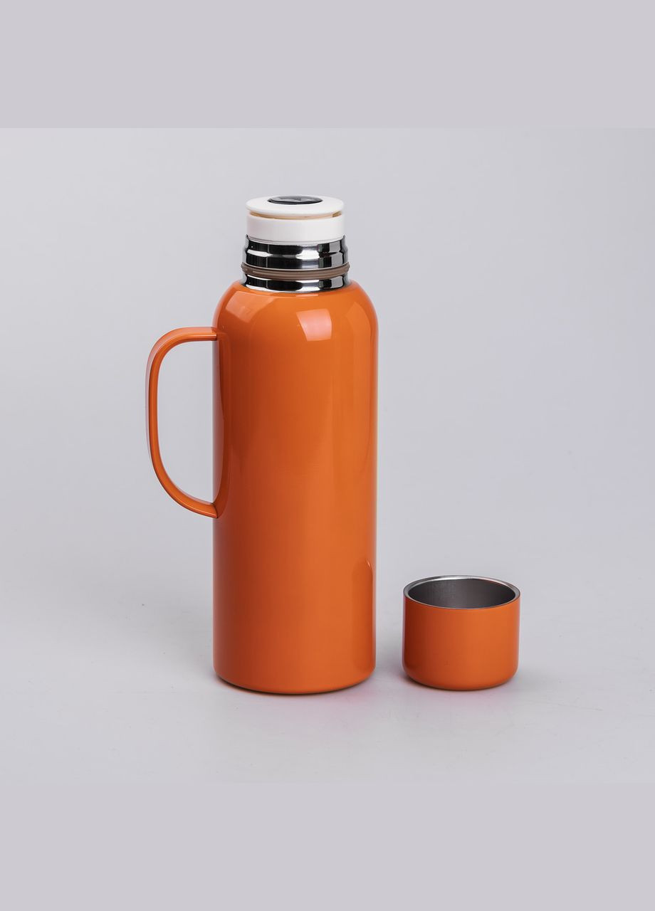 Термос Vacuum с датчиком температуры на 820 мл оранжевый HP-14-55O Yiwu (308038473)