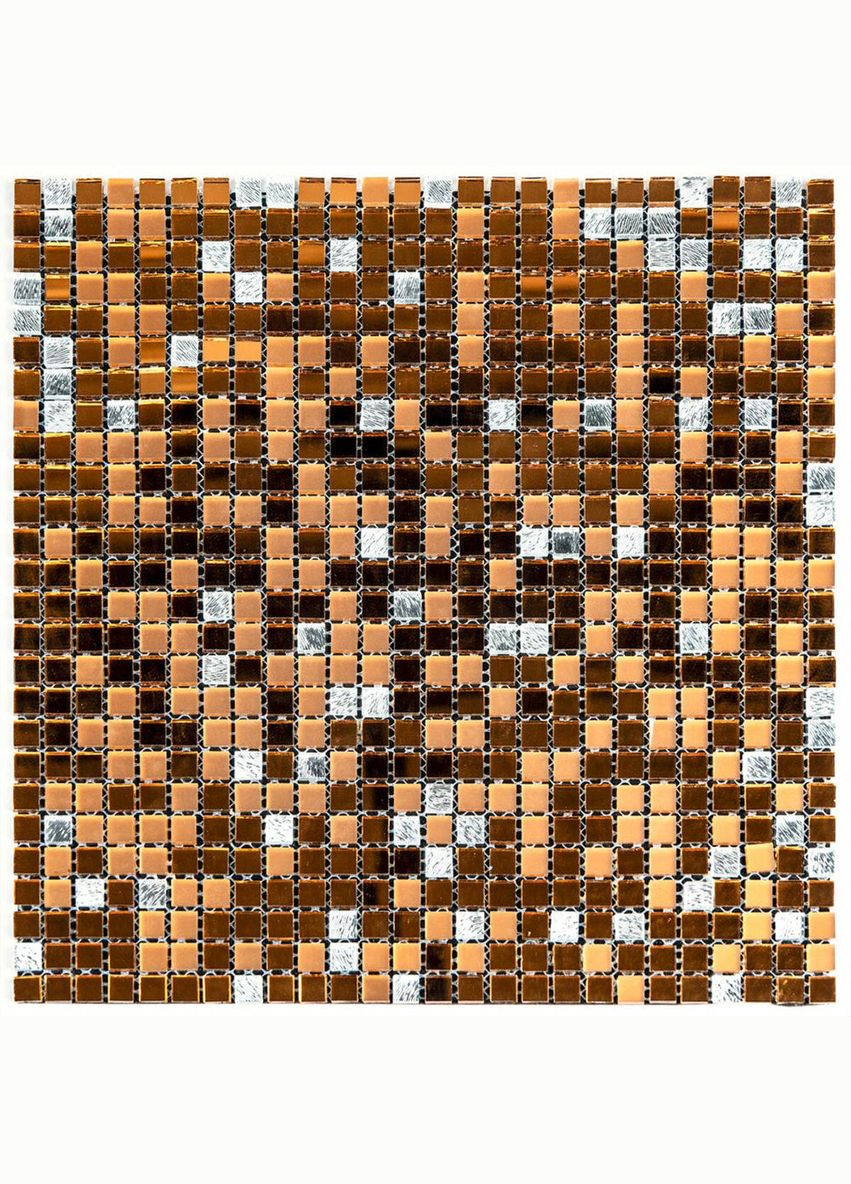 Мозаїка дзеркальна мідна 298х298х4,5мм 3DPanda-2370 Sticker Wall (323155275)