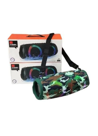 Портативная колонка Xterem2 Bluetooth переносной динамик блютуз1000 мАh IPX5 Хаки No Brand (340063143)