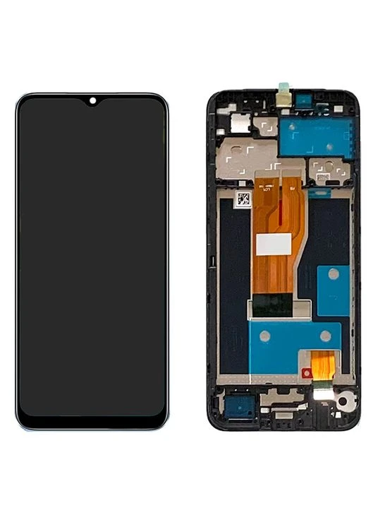 Дисплей C30s в сборе с сенсором и рамкой black Realme (400064051)