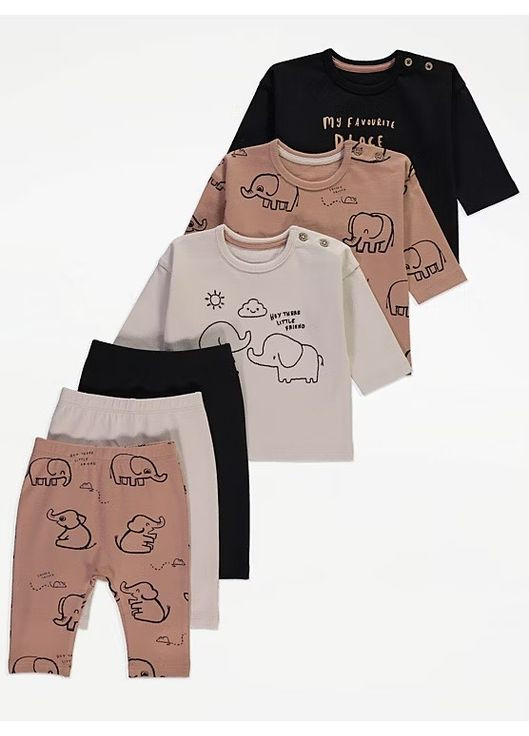 Бежевый набор с бежевыми слониками джордж George