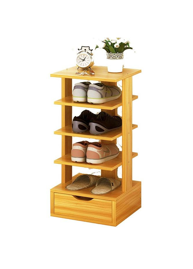 Полиця для взуття з дерева Бувре 5 каррі (ПДО-501903) No Brand (327865129)