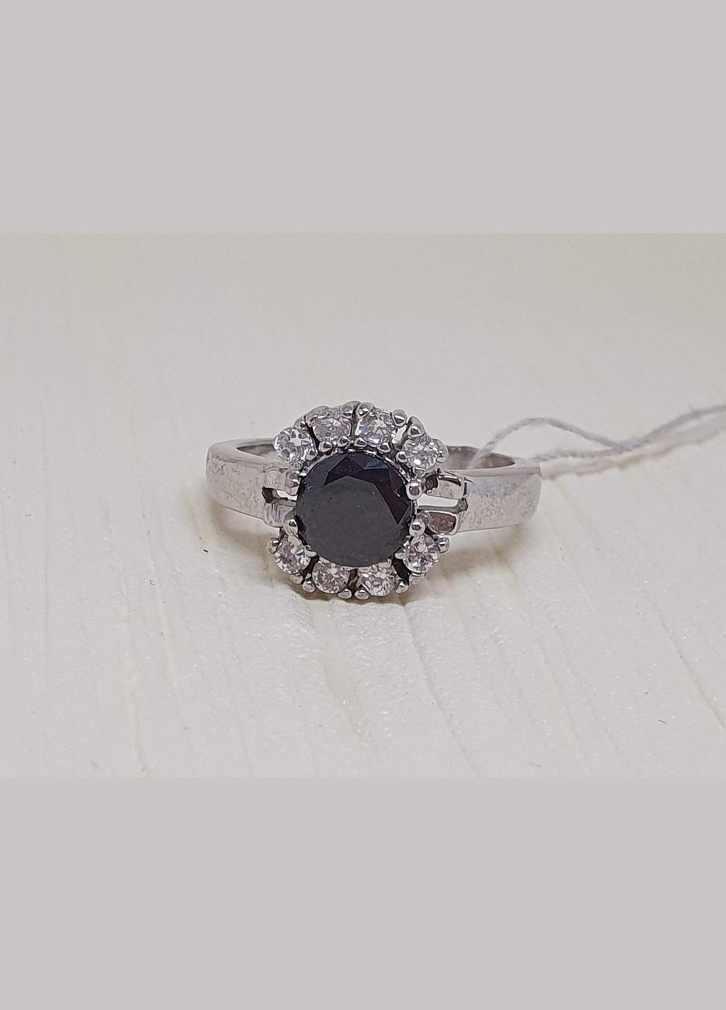 Срібне кільце з фіанітами. ФИ001 No Brand (315722024)