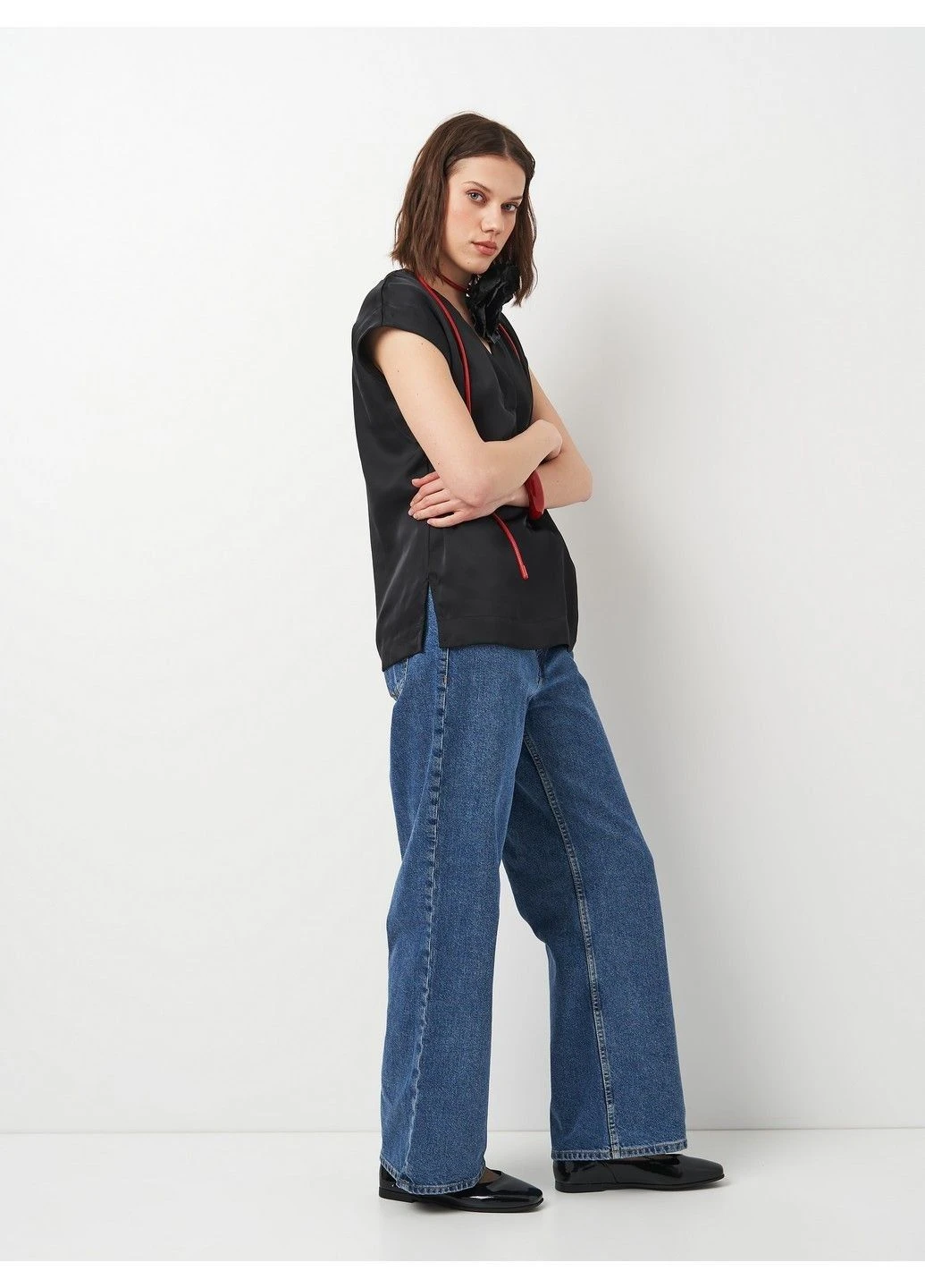 Чорна блуза H&M