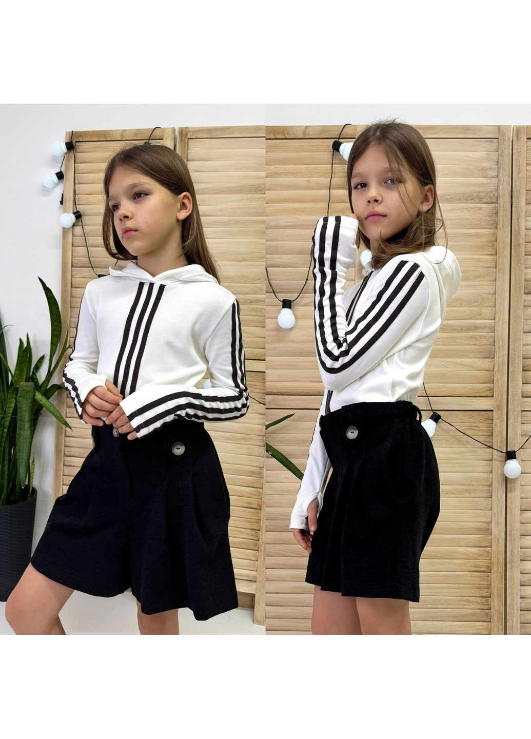 Белый демисезонный повседневный лонгслив Україна в полоску