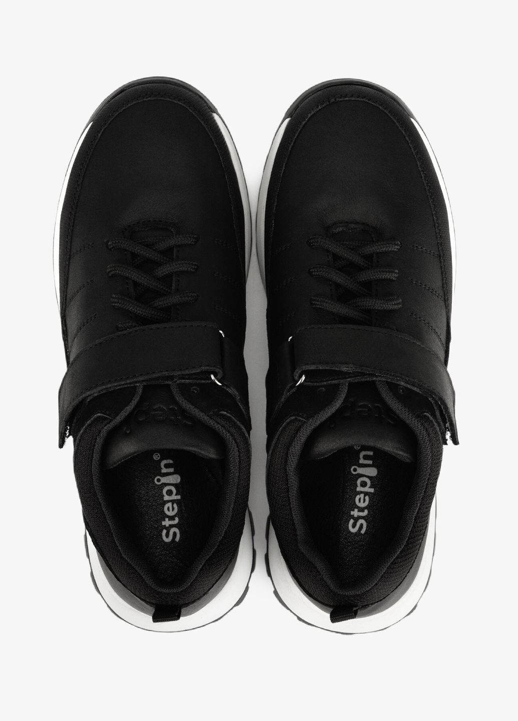 Черные демисезонные кроссовки для мальчика 17ч.муст+чн черный shop (2000991036208) Stepln