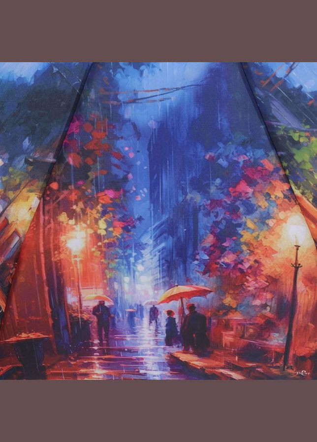 Комбінована жіноча парасолька складна антивітер повний автомат Trust середня система антивітер (346872022)