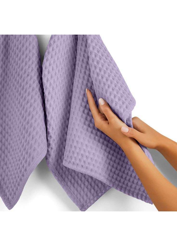 Вафельні рушники Lavande Greek Waffle CS1 Лавандовий 2 шт Cosas лавандовий