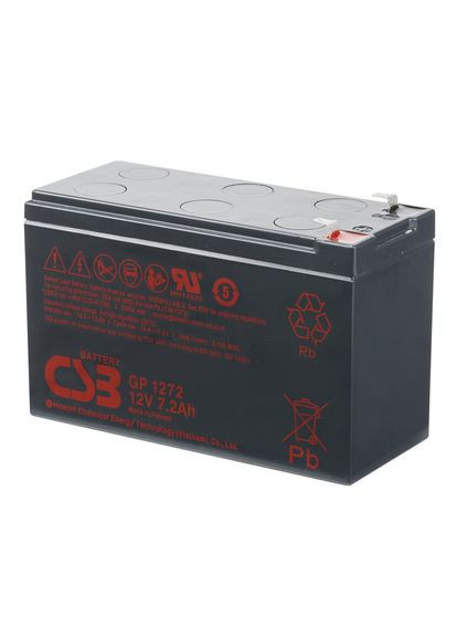 Аккумуляторная батарея GP1272F2, 12V 7,2Ah (25W) (151х65х100мм) 1.9кг Q10/420 CSB (322245402)