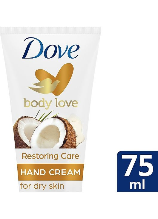 Крем для рук с кокосовым маслом и молочком миндаля Nourishing Secrets Restoring Ritual Hand Cream Dove (368639087)