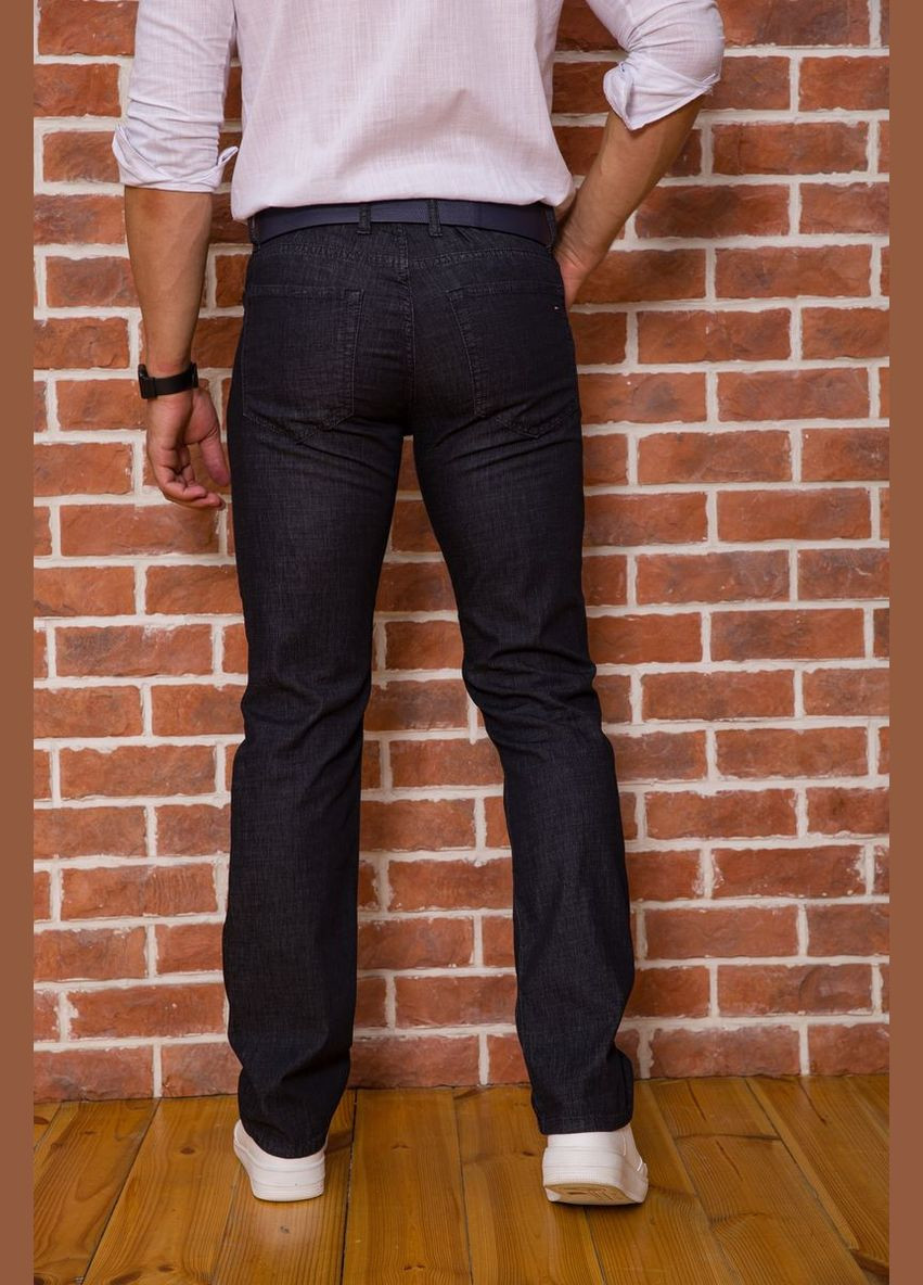 Комбинированные демисезонные джинсы мужские, цвет темно-серый, Ager