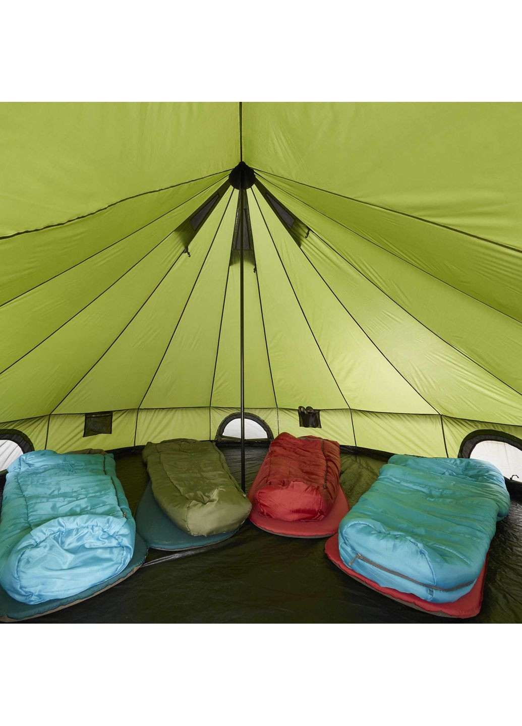 Намет Grand Canyon Indiana 8 оливкова для кемпінгу та відпочинку місткістю до 8 осіб намет ProDobro (365731329)