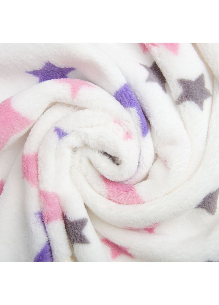 Ткань махровая Велсофт 140 см 280 г/м2 для халатов, пижамов, пледов и покрывал супер мягкая звездочки. IDEIA (349809070)