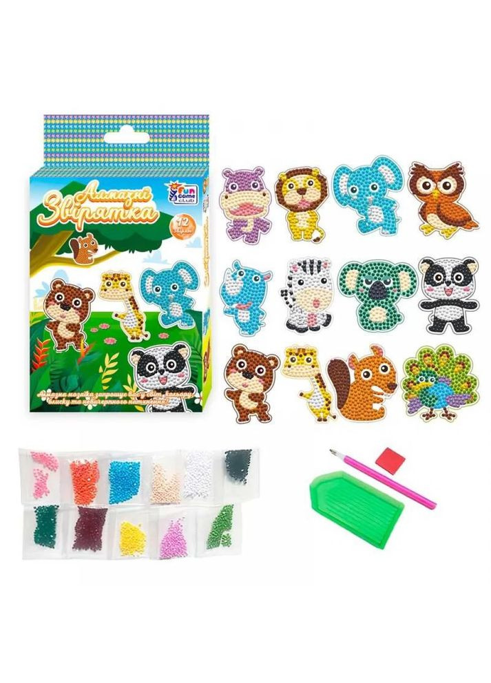 Алмазні стікери Звірятка 20299 shop (6945717412422) 4FUN Game Club (364533986)