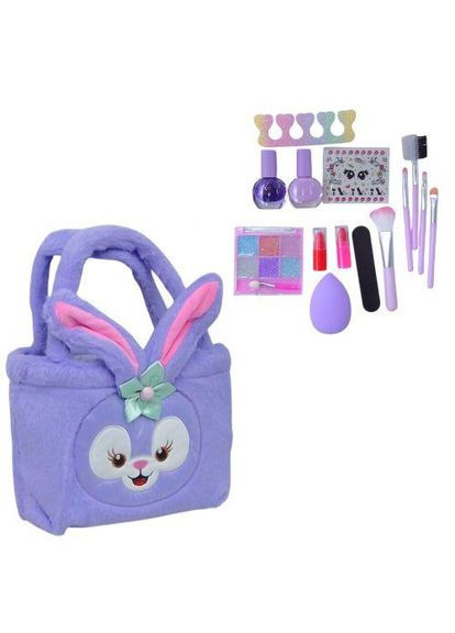 Сумочка мʼяка з набором косметики "Duffy and Friends: зайка StellaLou", (бузкова) МІС (365812830)
