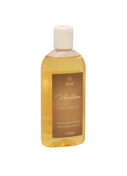 Массажное масло - Vibratissimo Coconut, 250 мл Amor (335863542)
