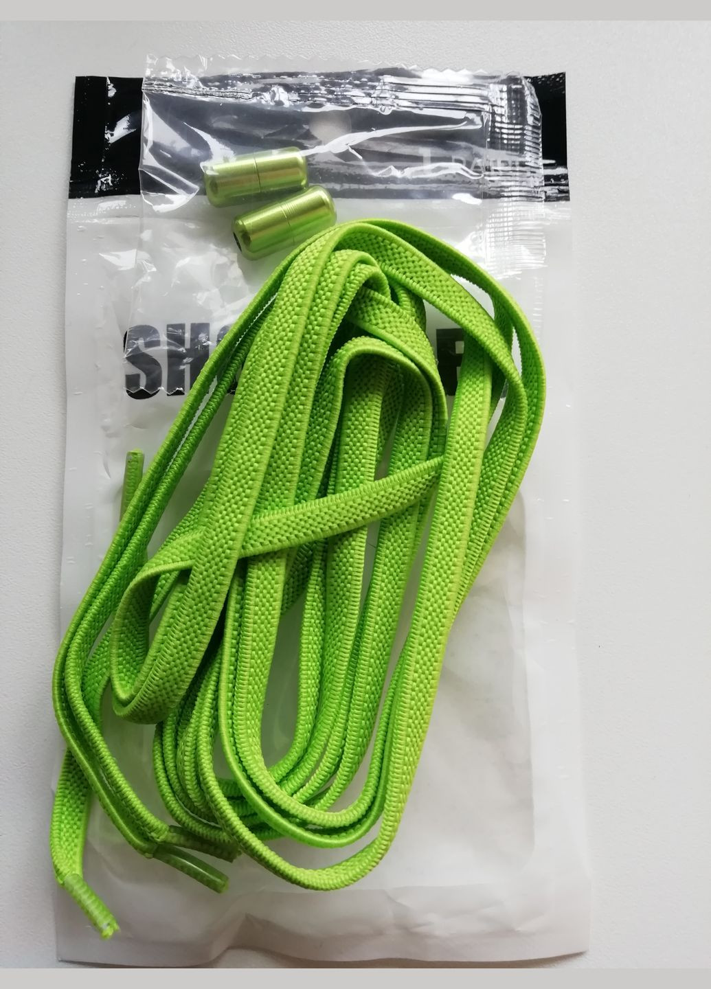 Эластичные плоские шнурки 6мм с закрутками PRC (305391601)