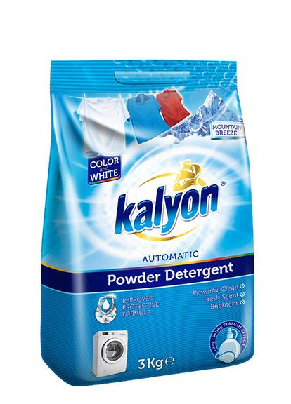 Порошок стиральный Горный бриз 3 кг для белого белья для машинной стирки, порошок для машинки атомат Kalyon (301510531)
