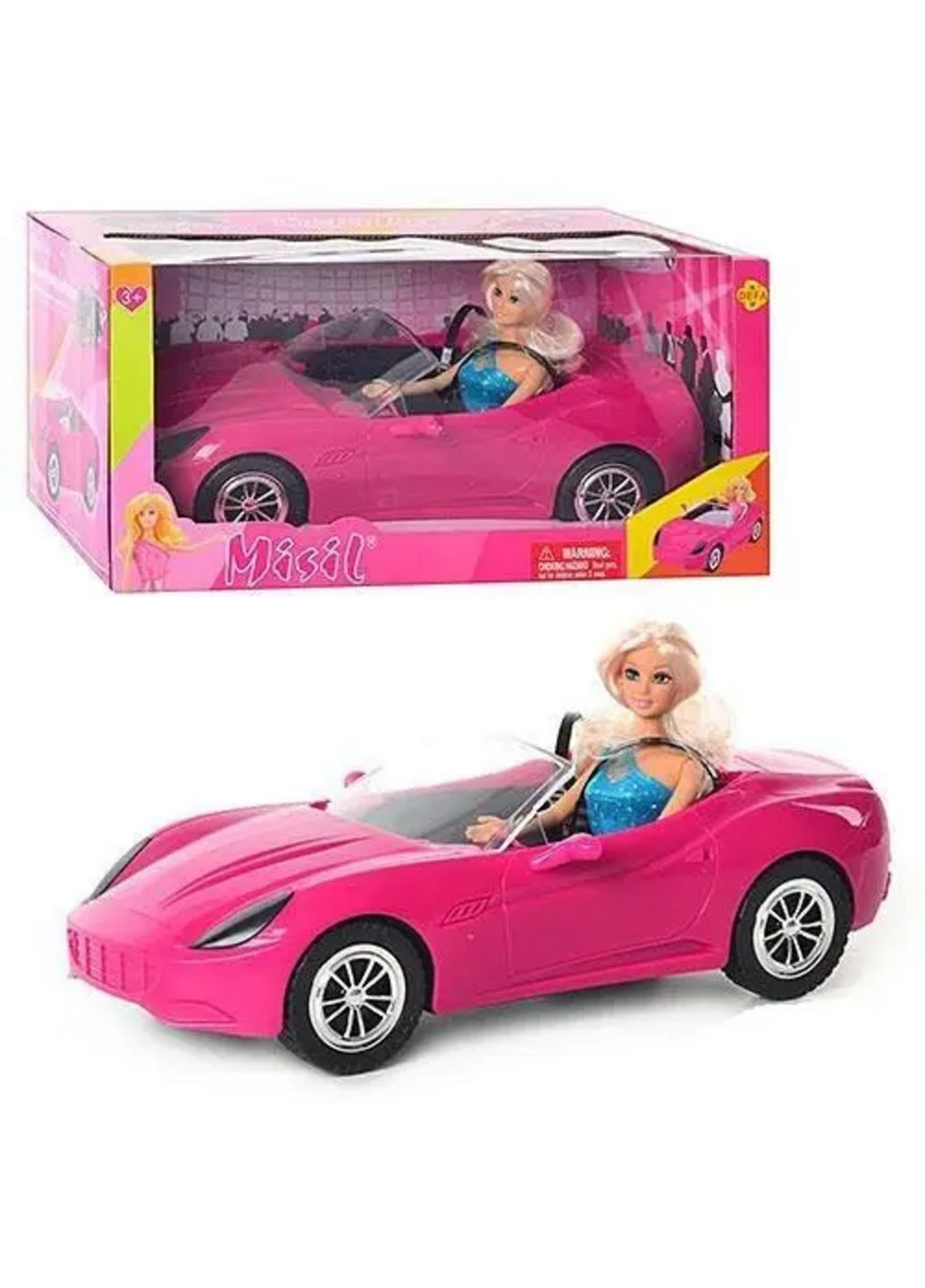 Кукла барби с машиной Defa 8228 Metr+ (303354998)