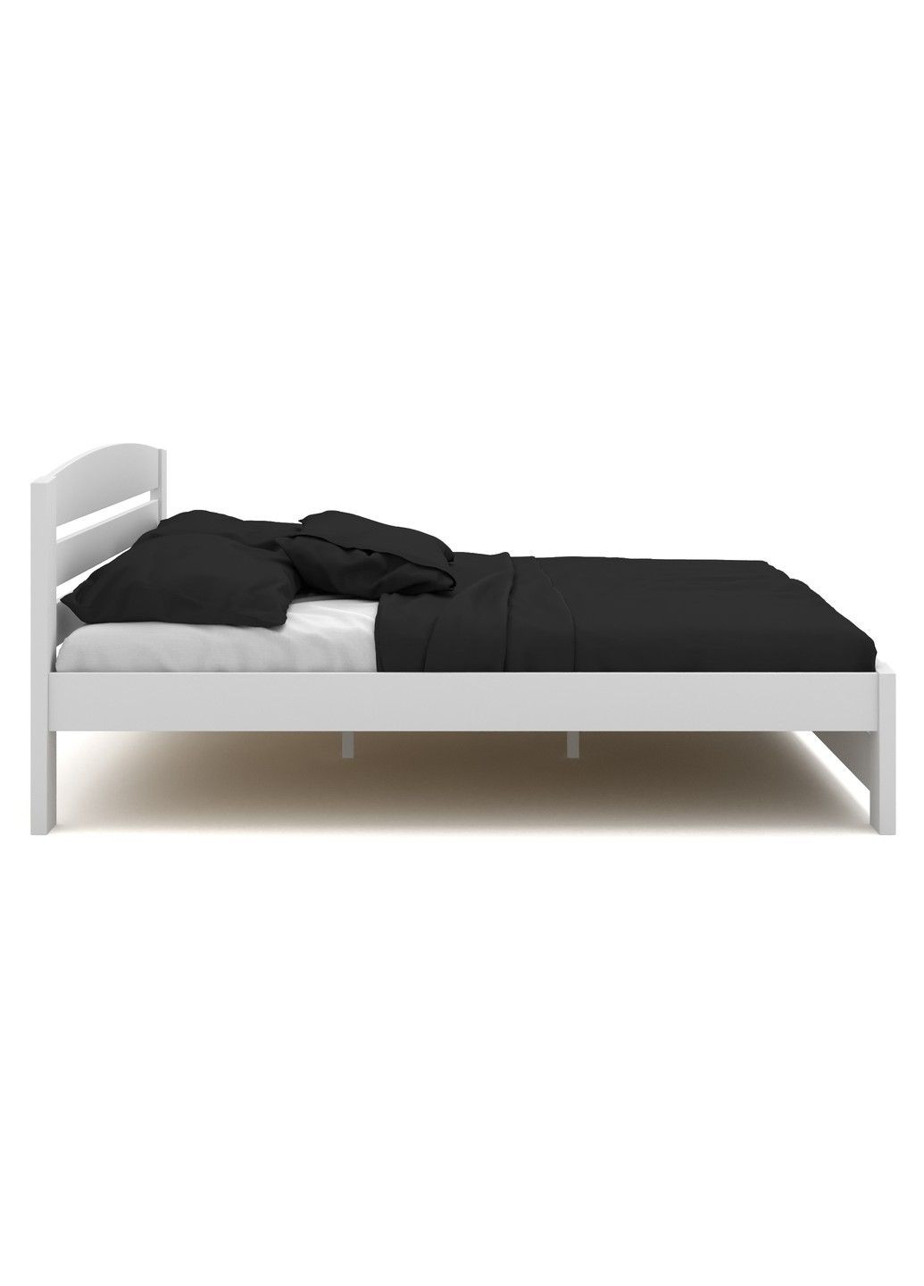 Кровать Техас бук 160х200 белый лак Fagus (303724156)