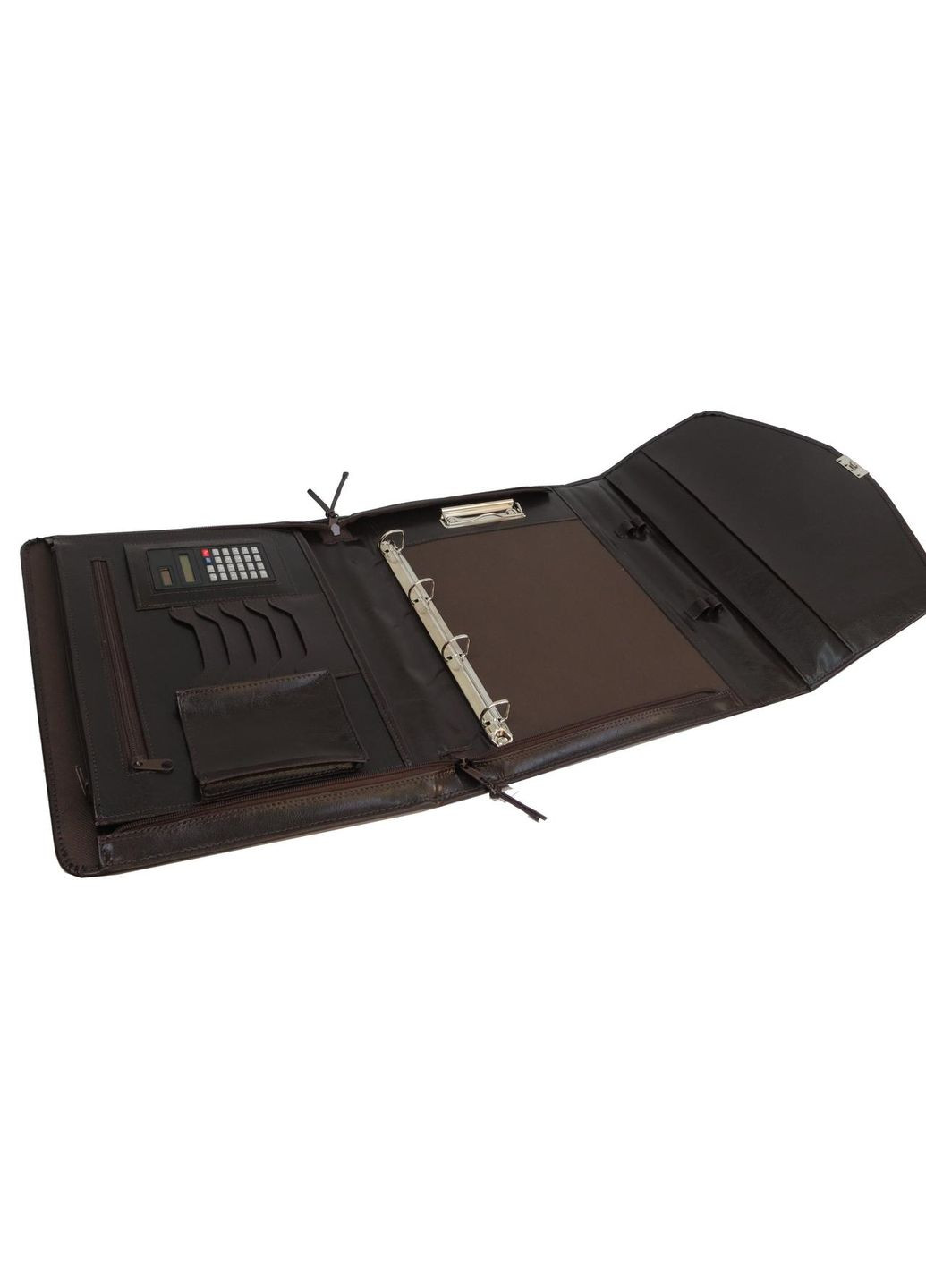 Ділова папка із еко шкіри коричнева JPB (361157161)