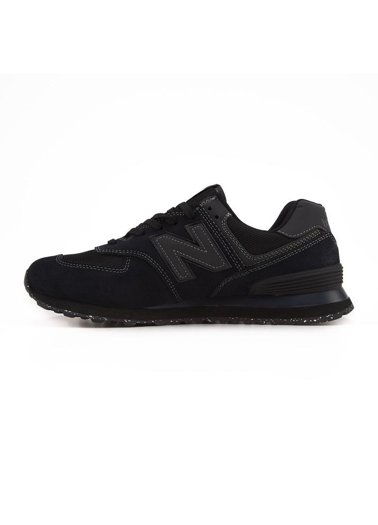 КРОССОВКИ ЖЕНСКИЕ NEW BALANCE 574 V2 FULL BLACK НЬЮ БЕЛАНС 574 No Brand чёрные демисезоны (368888113)