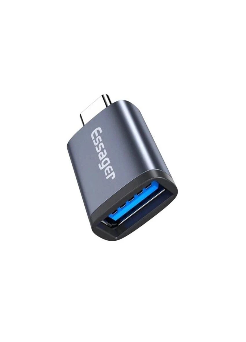 Адаптер Soray OTG (USB Female to TypeC Male) USB3.0 Adaptor grey (EZJAC-SRA0G) Essager (301090529)