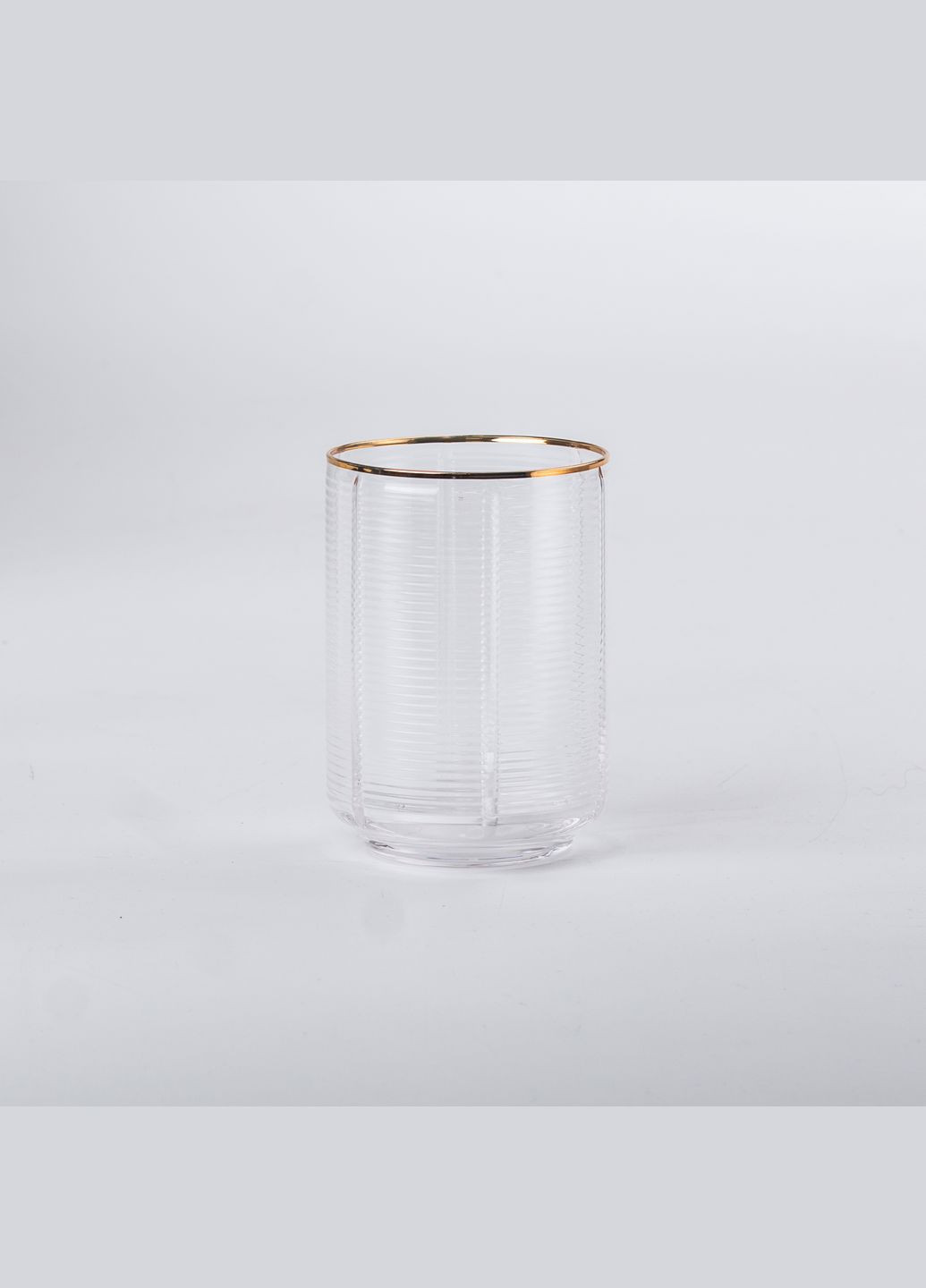 Набор стаканов Stunning низких ребристых 6 штук по 450 мл, прозрачный Yiwu HP-16-11 (303217096)