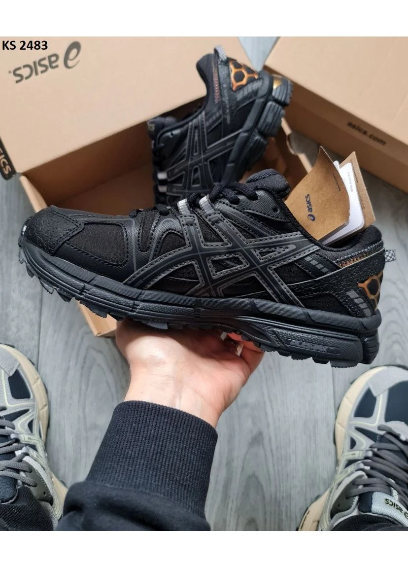 Чорні кросівки чоловічі asics gel-kahana k8 black асікс гель кахано k8 демісезон No Brand