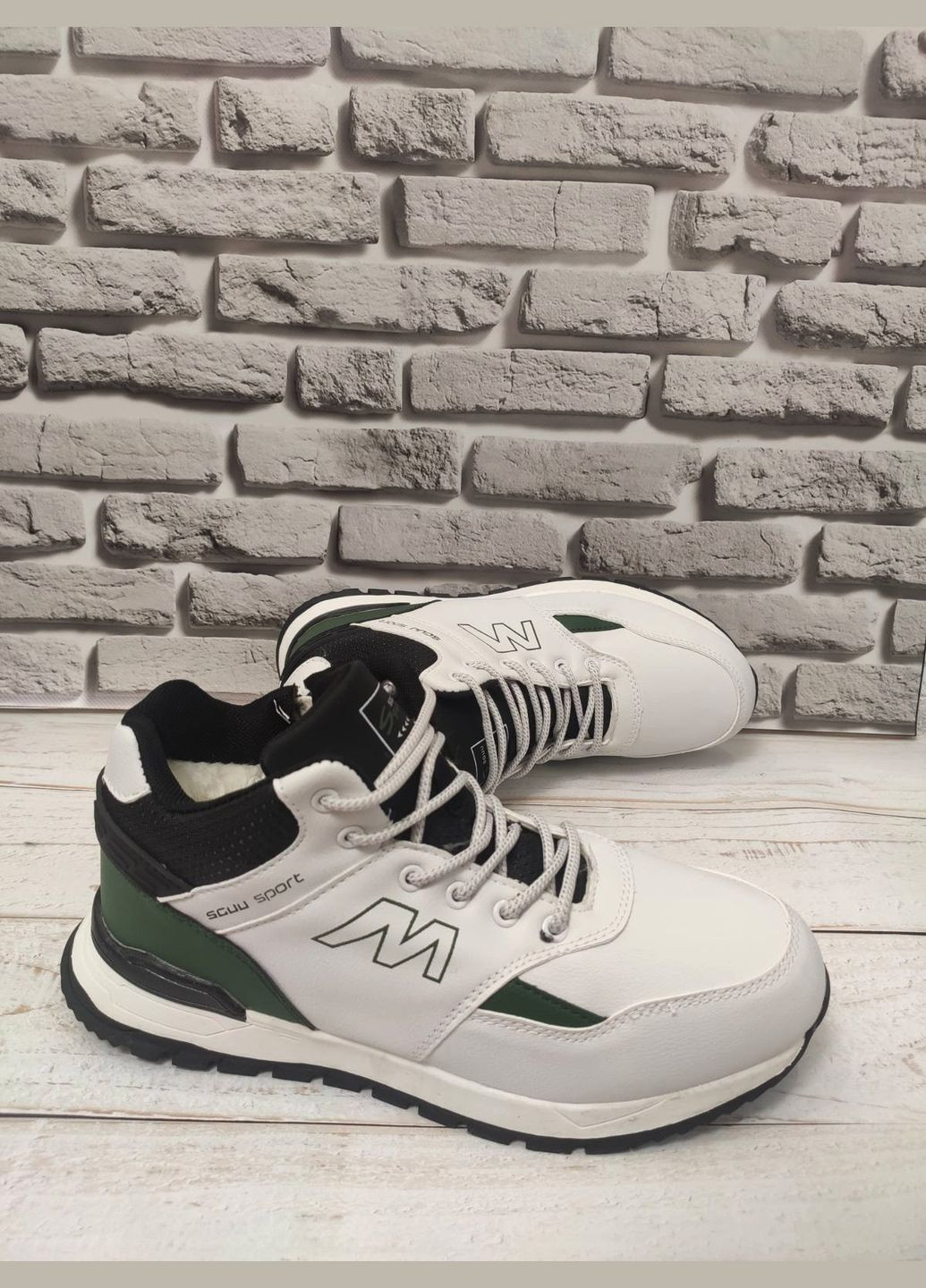 Белые зимние зимние кроссовки подростковые мужские Sayota