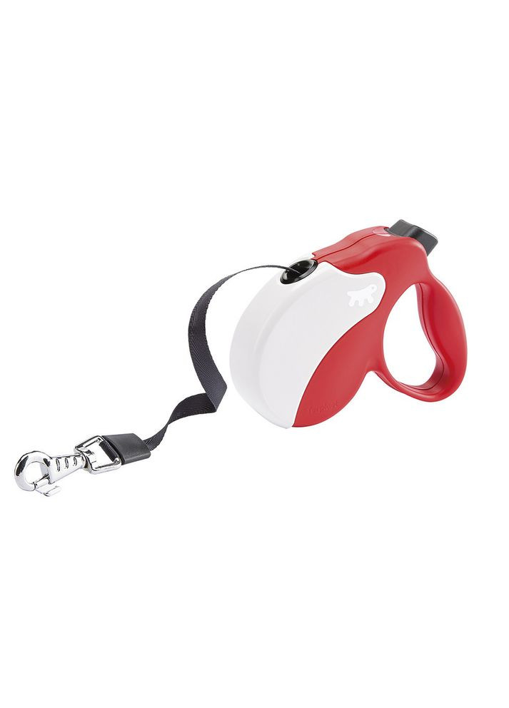 Поводир - рулетка для собак з стрічкою Amigo Tape (Ферпласт Аміго Тейп) 14 х 3.6 x h 12 см - S, Червоний Ferplast (298053756)