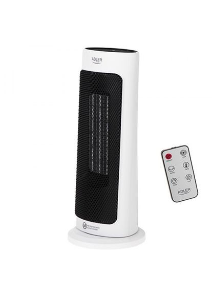 Тепловентилятор керамічний з дистанційним керуванням AD-7738 2000 Вт Adler (364769891)