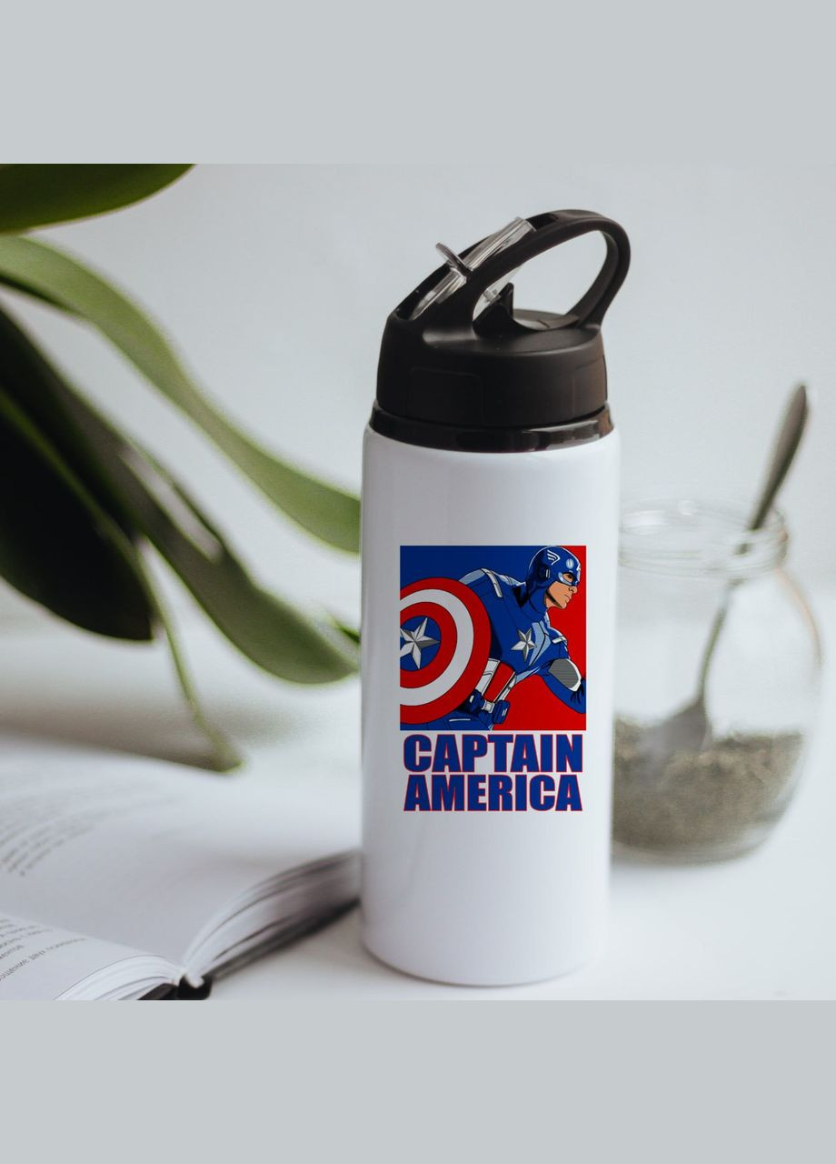 Пляшка для води Марвел Капітан Америка No Brand (291985891)
