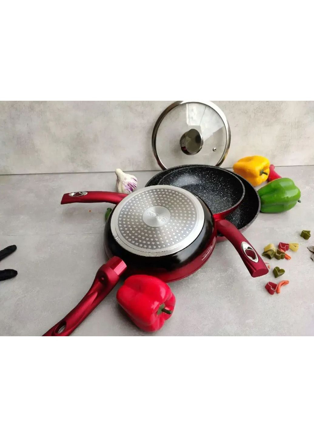 Сковорода с крышкой 20 см EB-3336 Edenberg (335078680)