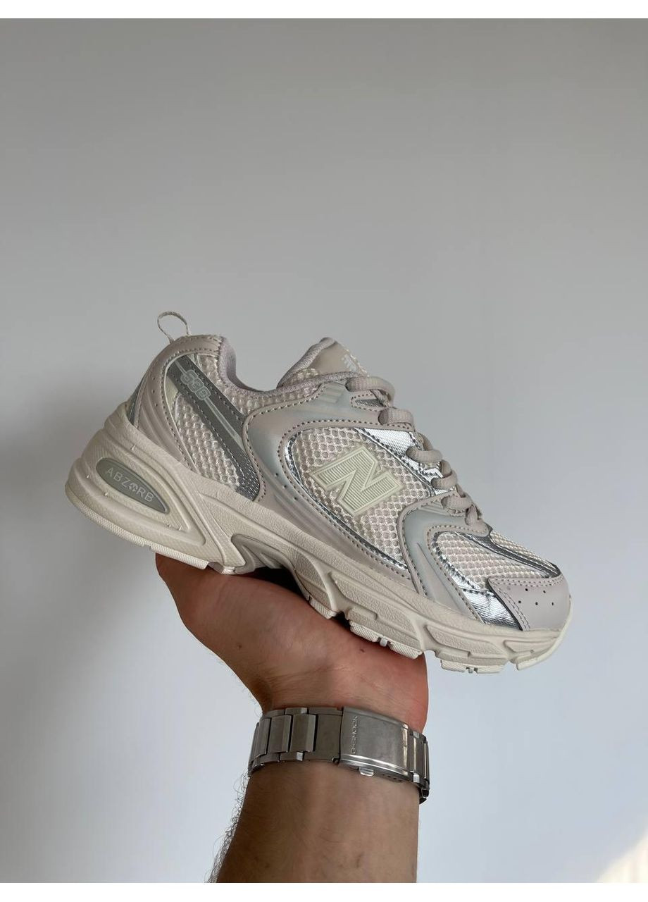 Бежевые демисезонные кроссовки мужские new balance 530 beige v3 нью беланс 530 No Brand