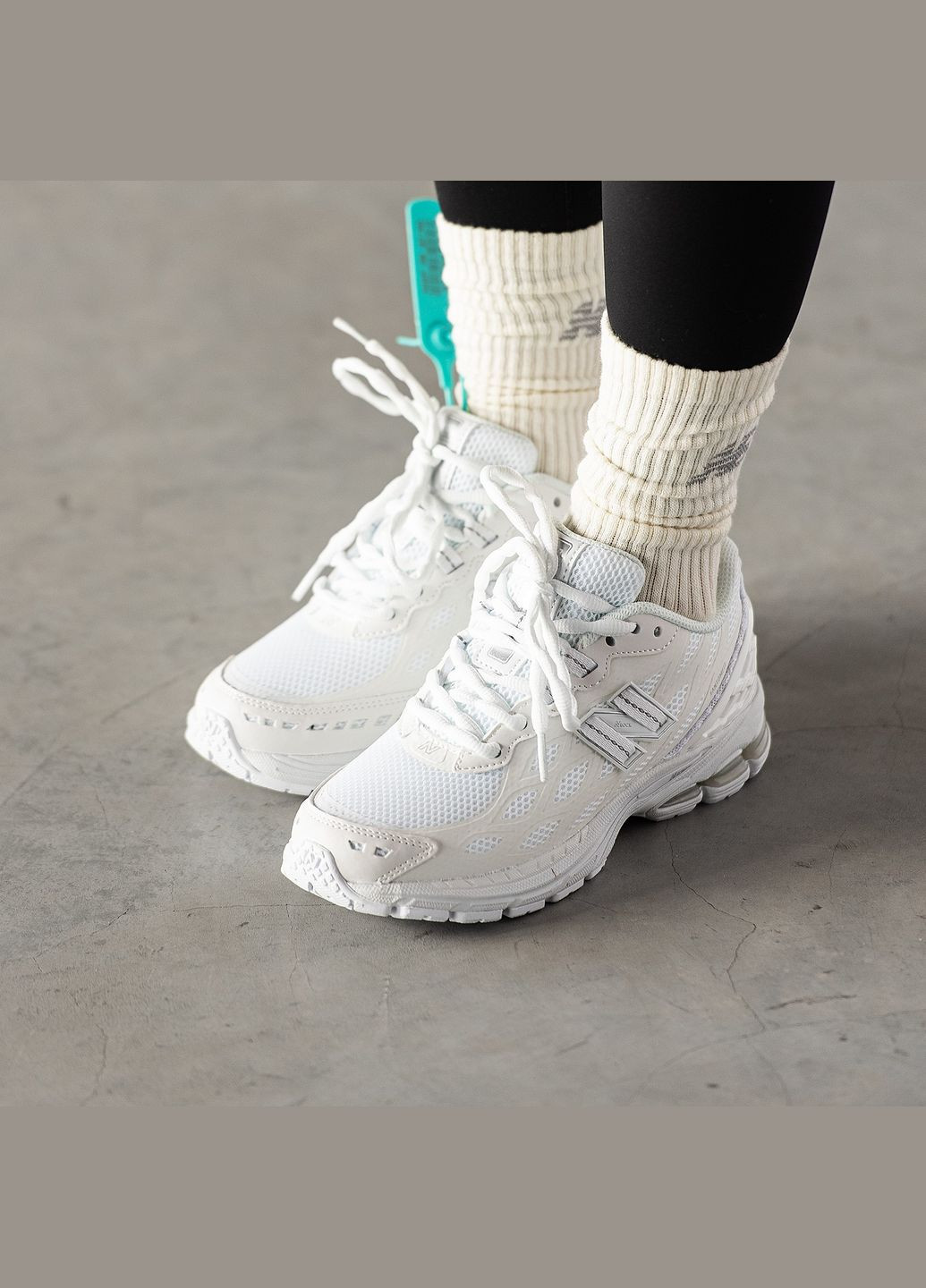 Кросівки жіночі і чоловічі New Balance 1906R Fantomfit White | Нью Баланс 1906 Фантоміт білі No Brand білі демісезони (333811297)