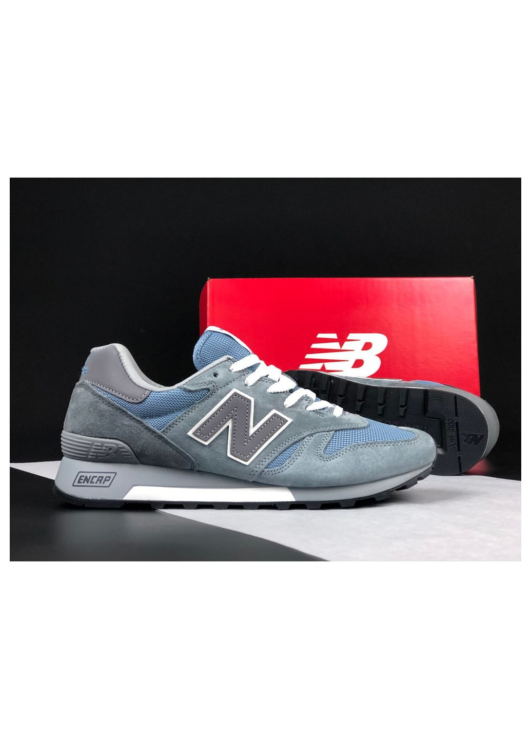 Голубые демисезонные кроссовки мужские, вьетнам New Balance 1300