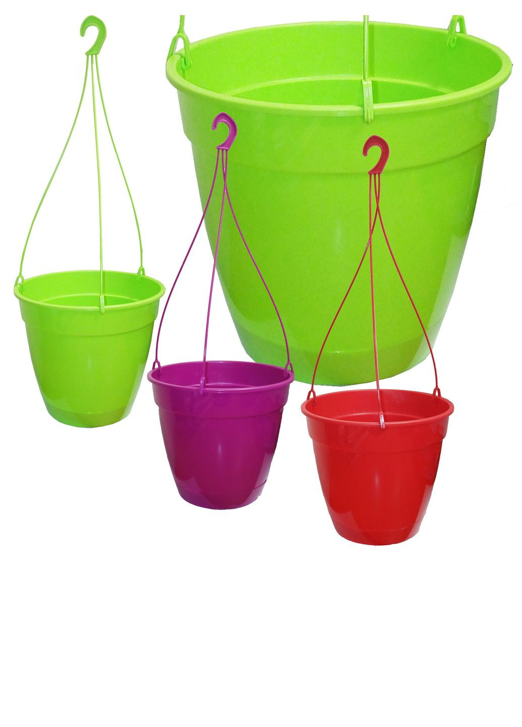 Підвісний класика №6 5л 23*20см горщ квітков піддон No Brand (341332965)
