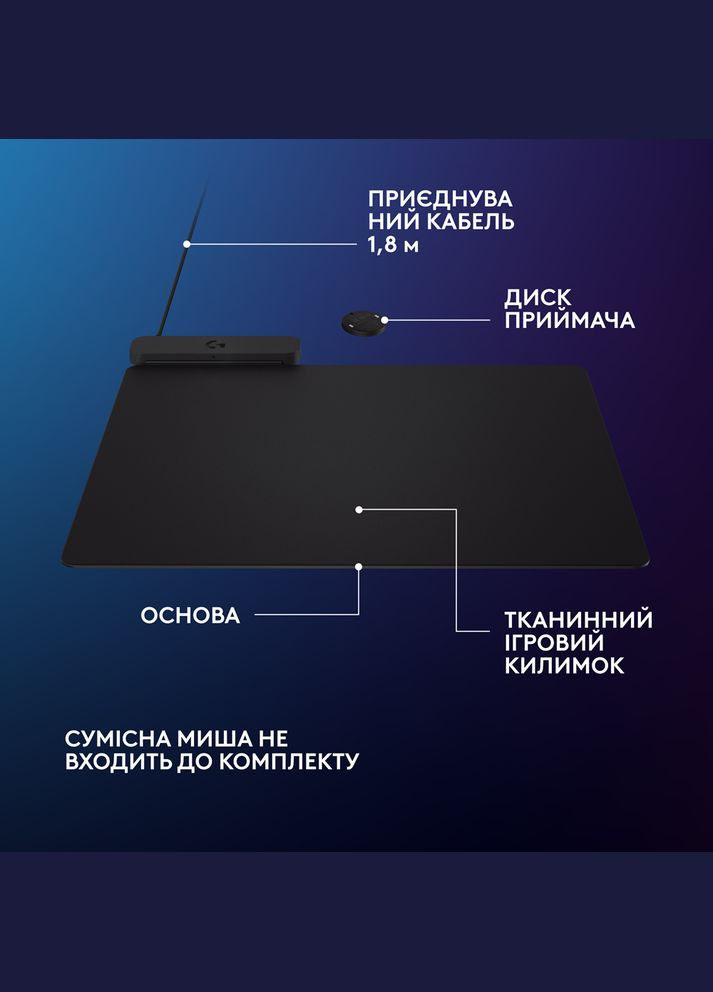 Коврик для мыши G Powerplay 2 (L947-000003) (7106522) Logitech (330028694)