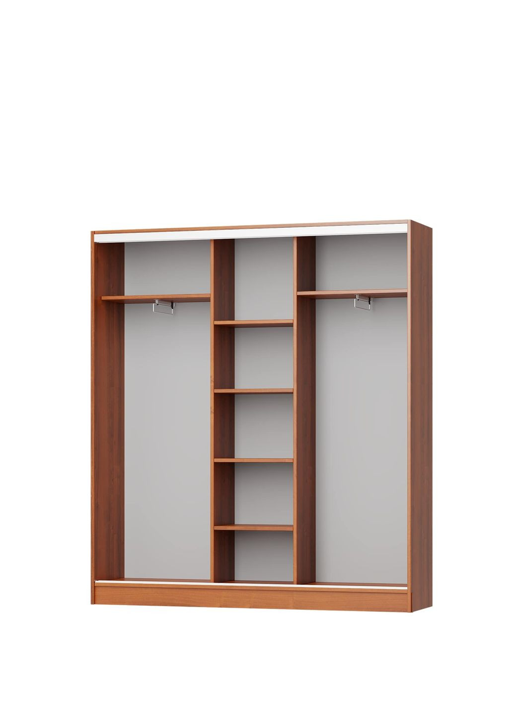 Шкаф-купе трехдверный Стандарт AL 3ДСП 230x45x210 см (MBS-2847) MebelStar (346288347)