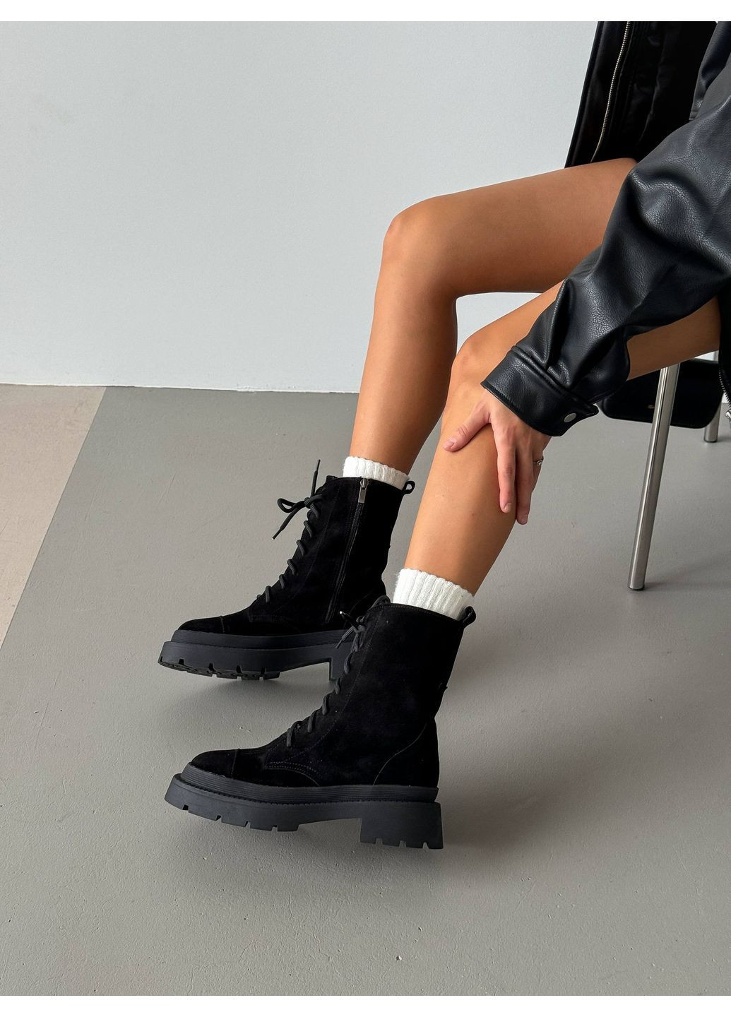 Зимові замшеві Черевики Helen (364185192)