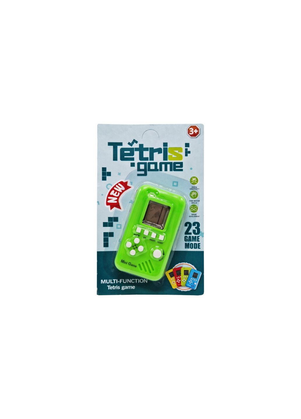 Інтерактивна іграшка Тетріс 158 A-18, 23 ігри Зелений Bambi (283022061)