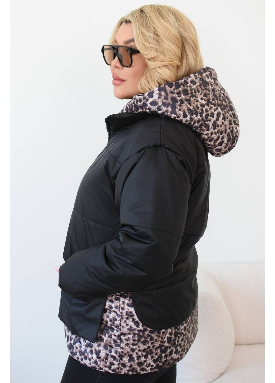 Чорна демісезонна ✨ весняна куртка — заміри в описі 🌸 куртка-пальто DK/DL Мода без кордонів