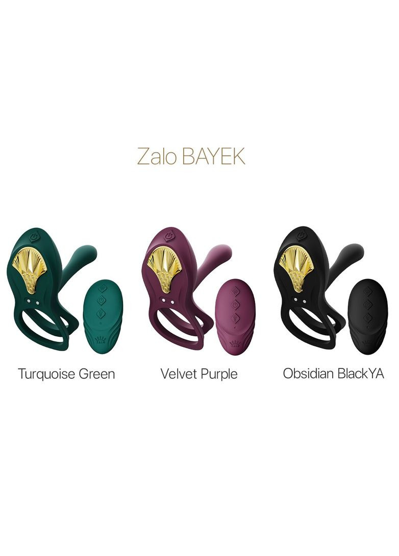 Смартерекционное кольцо BAYEK Turquoise Green, двойное с вводной частью, пульт ДУ - CherryLove Zalo (283251459)