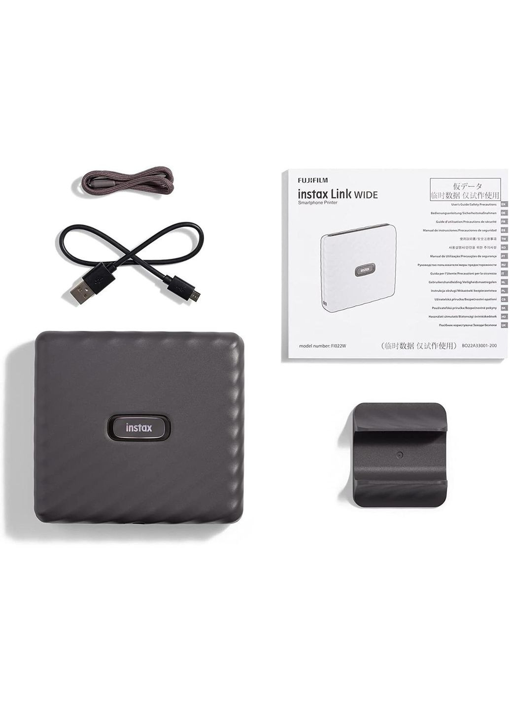 Фотопринтер Instax Link Wide Mocha Gray Fujifilm (370872691)