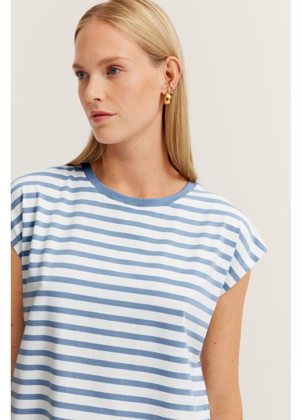 Женская футболка Голубой Bugatti - (327276741)