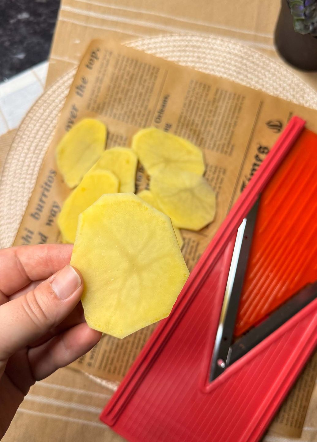 Терка шатківниця ручна пластикова з двома V-подібними лезами з нержавіючої сталі з плодотримачем Kitchen Master (336493689)