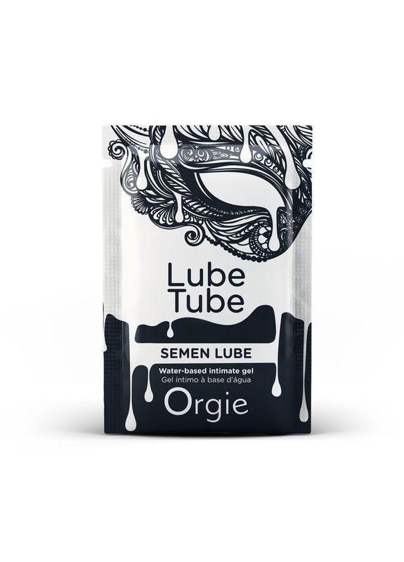 Лубрикант на водной основе с текстурой спермы SEMEN Lube intimate gel, 2 мл. Orgie (295472483)