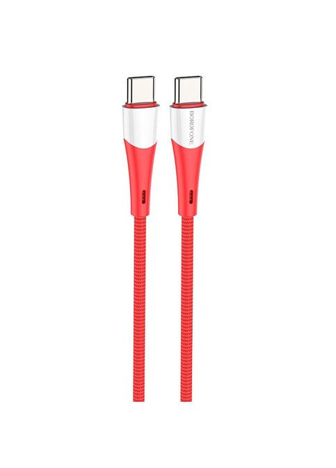 Кабель для зарядки Type-C to Type-C BX60 |1м/60W| Червоний Borofone (337350400)
