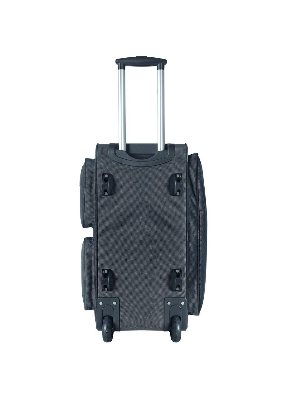 Велика дорожня сумка на 2-х колесах Мадрид 82 л чорного кольору Bagland (297129687)